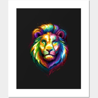 Lion Face Posters and Art